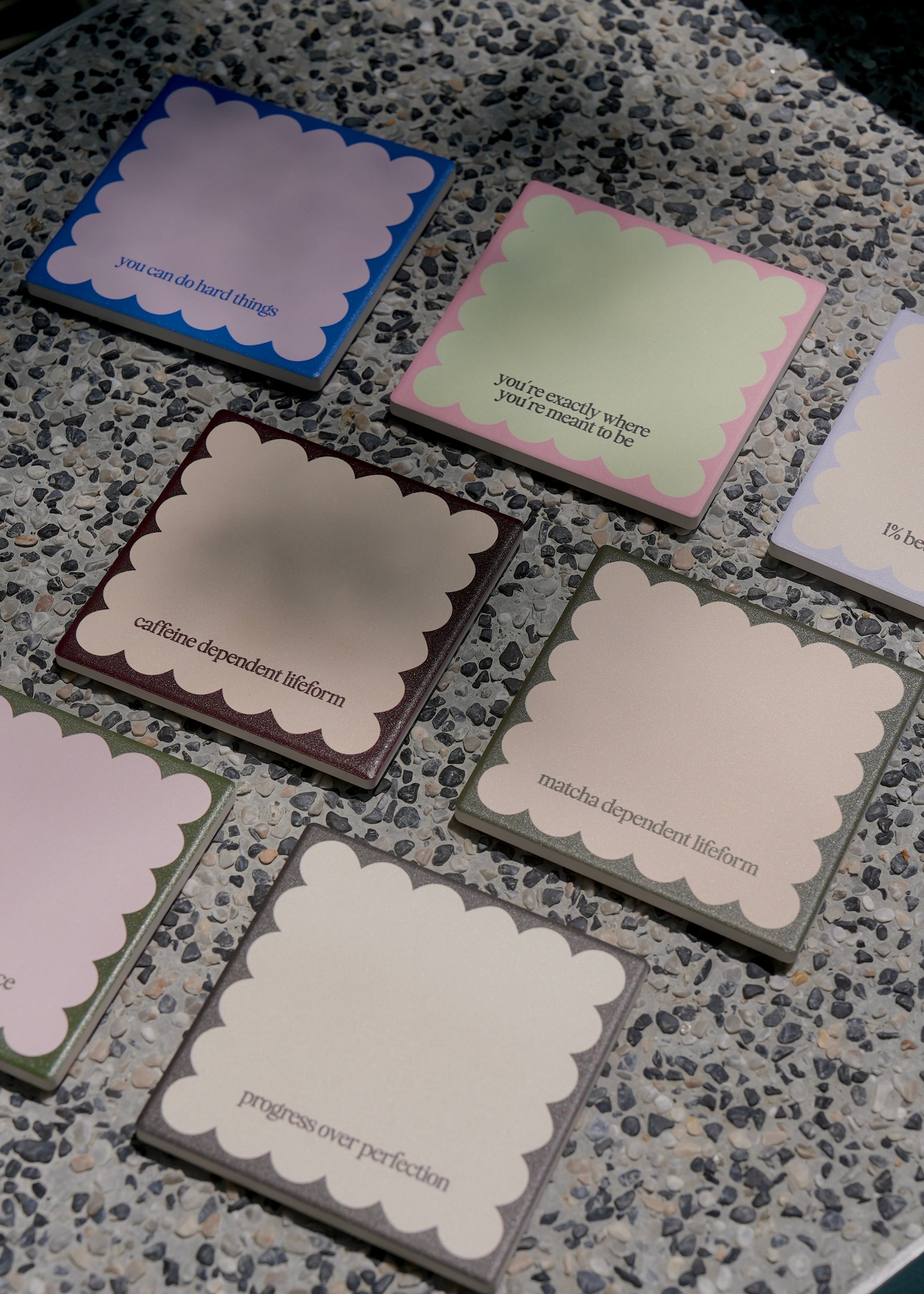 Relatable Cloud Ceramic Coaster