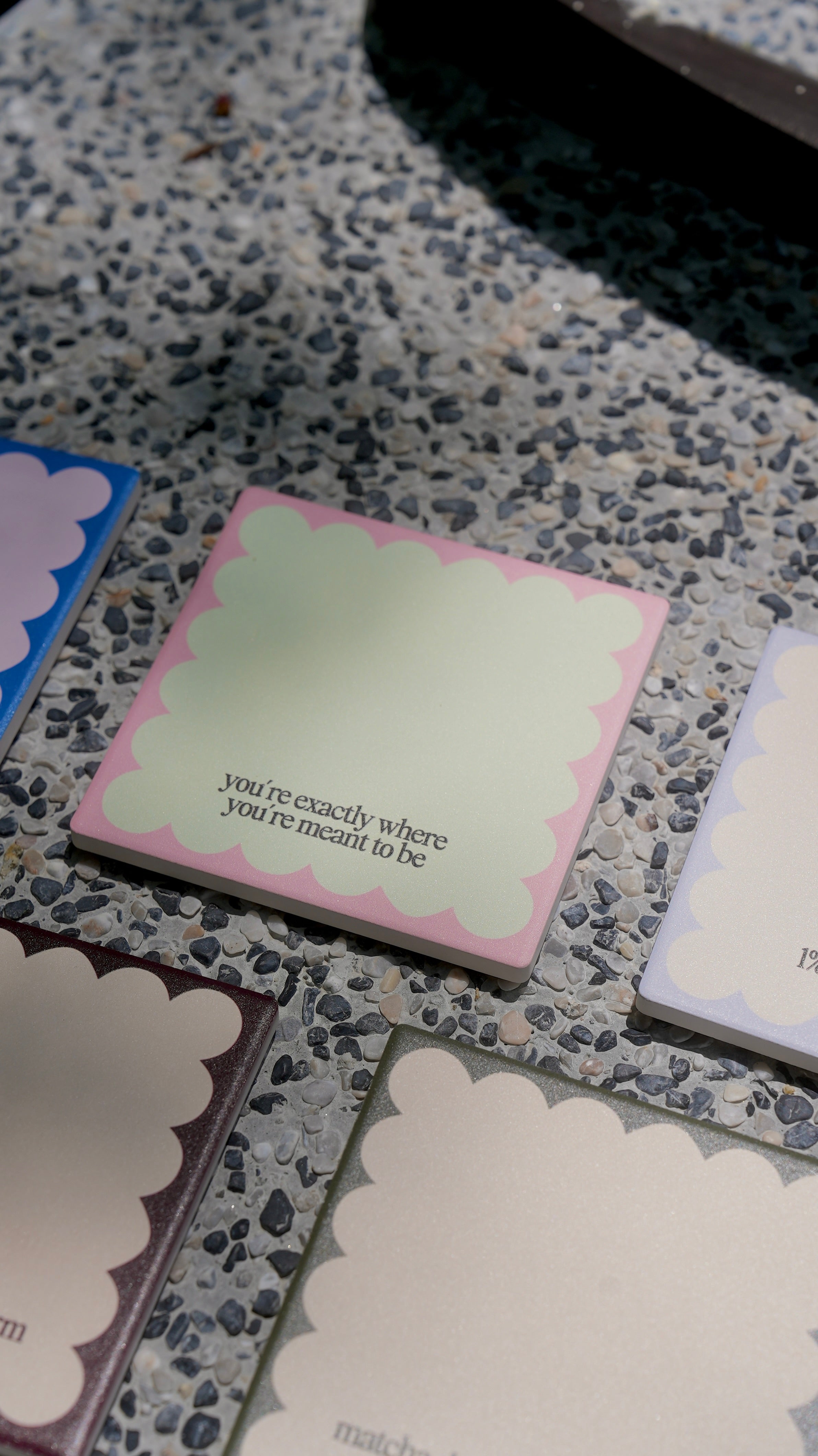Relatable Cloud Ceramic Coaster