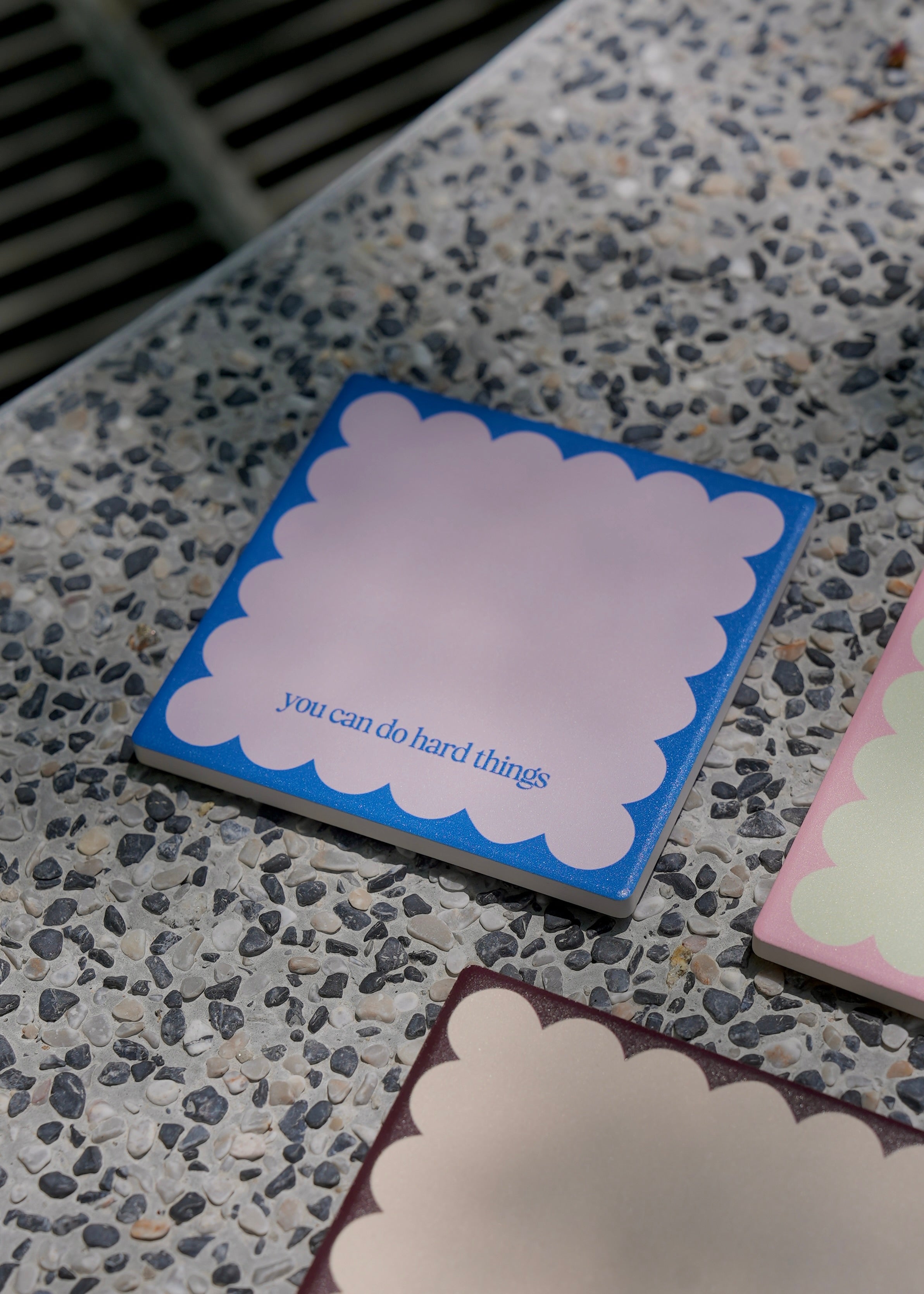 Relatable Cloud Ceramic Coaster