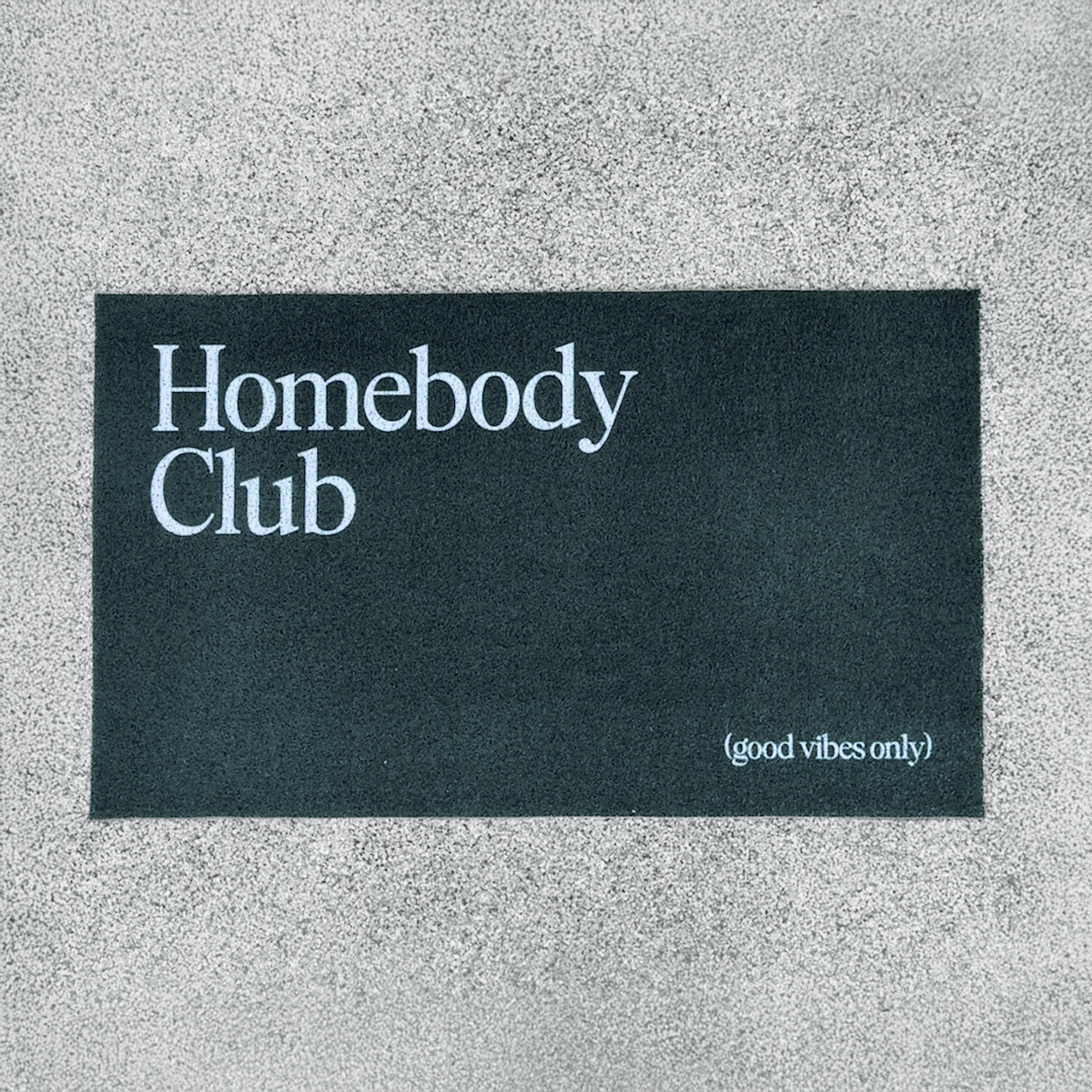 Homebody Club Waterproof Door Mat