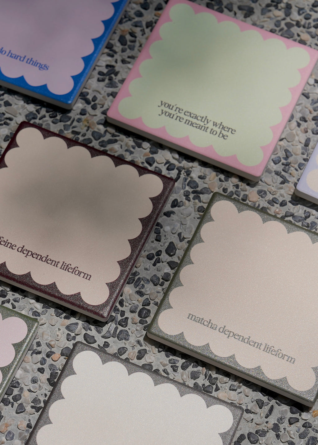 Relatable Cloud Ceramic Coaster