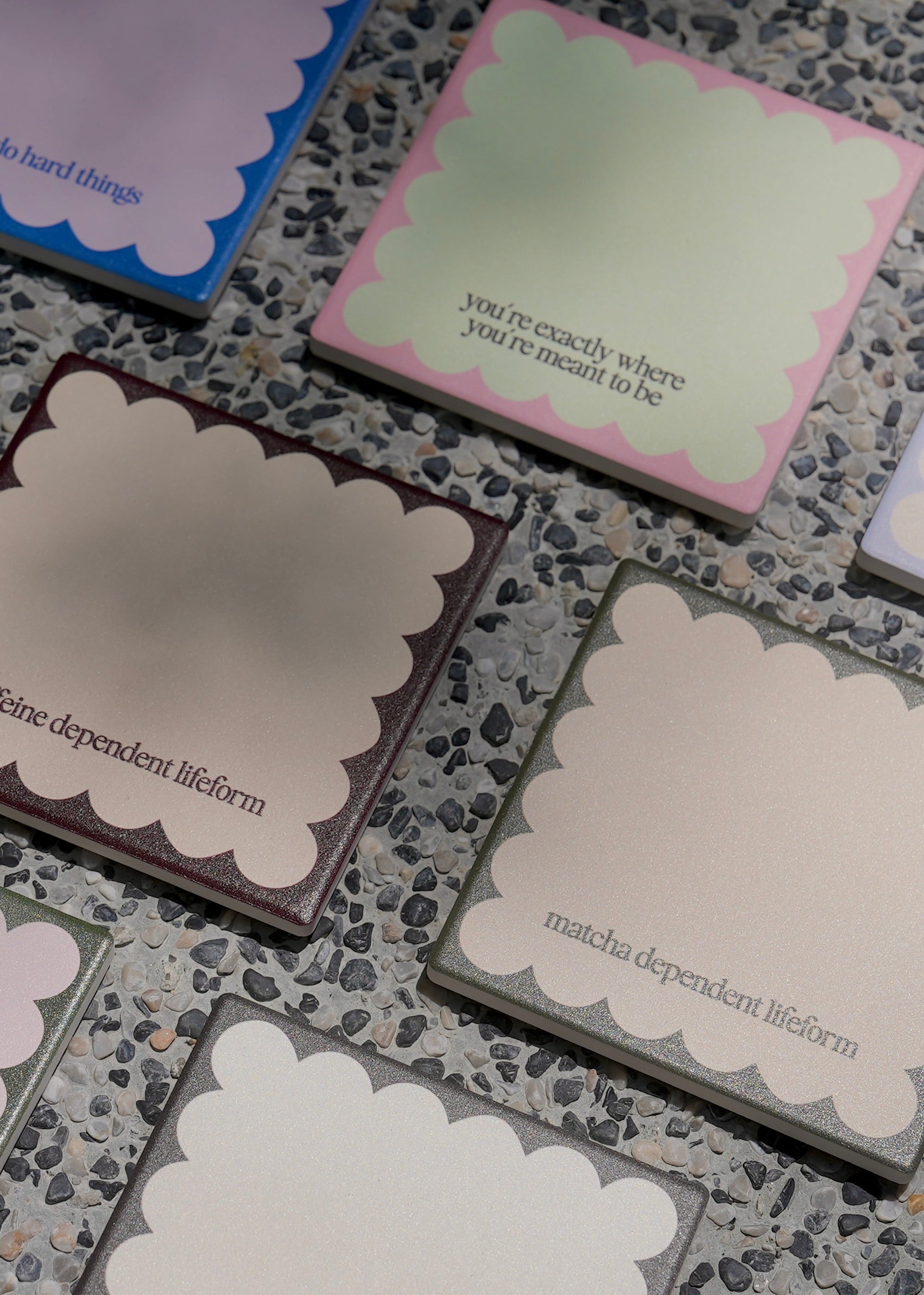 Relatable Cloud Ceramic Coaster