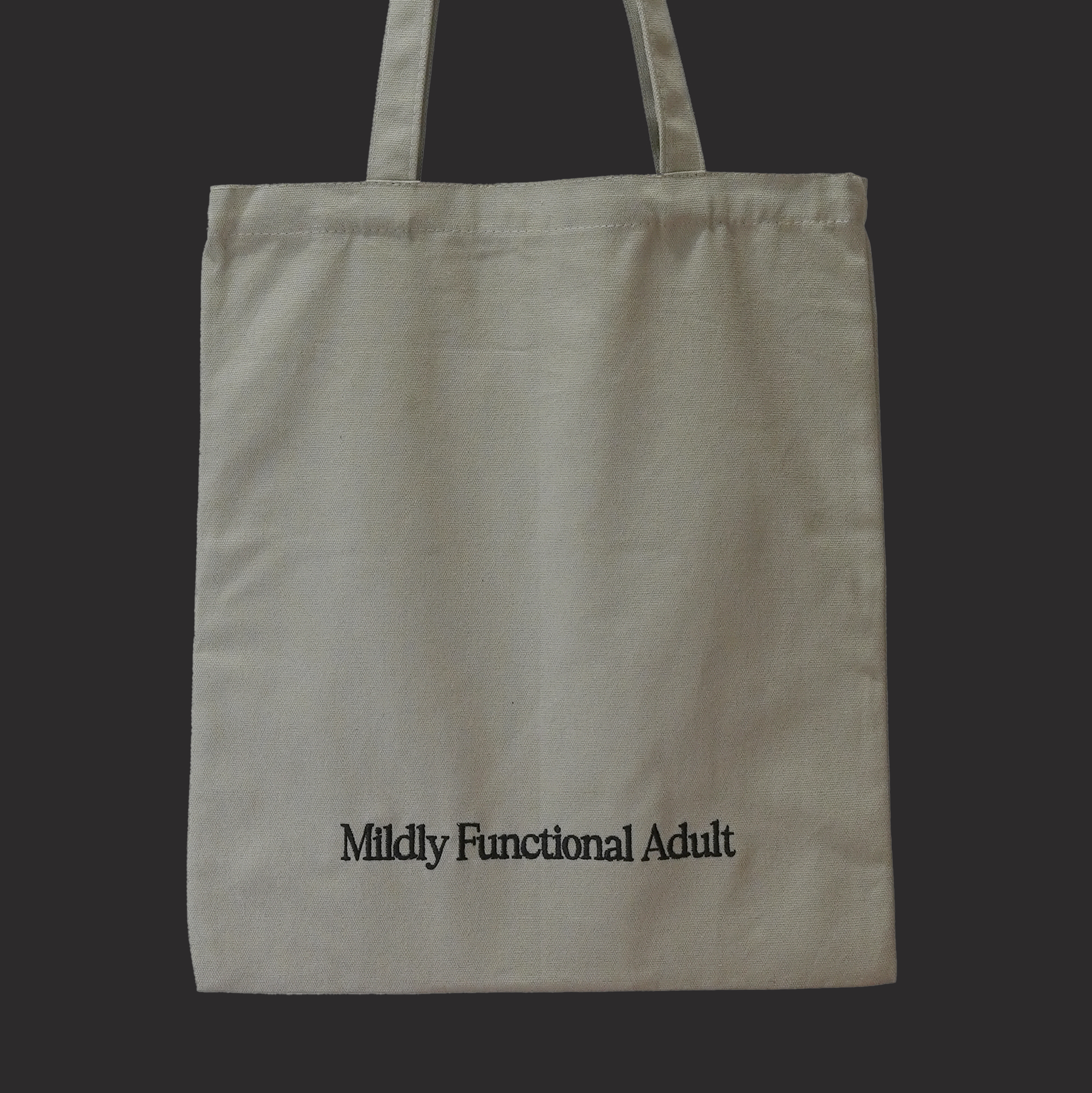 Everyday Embroidered Relatable Tote Bag